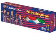 Plagátové farby FC Barcelona12 ks x 20 ml