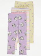 3 pak LEGGINSY GETRY 6-7 lat 116-122 cm