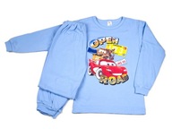 Chlapčenské pyžamo 122 Pyžamo modré Poľský Výrobca z bavlny 100%
