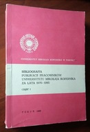 BIBLIOGRAFIA PUBLIKACJI UMK w Toruniu 1976-1985