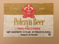 Etykieta Połczyn Beer piwo Połczyńskie full light Połczyn Zdrój