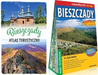 Bieszczady. Atlas + Bieszczady laminowana mapa