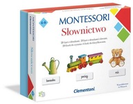 Montessori gra edukacyjna słownictwo karty fiszki