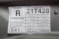 MERCEDES W169 A-KLASA B-KLASA window regulator mechanism right front front