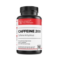 VITAFIT CAFFEINE 200mg 150 KAPS KOFEIN BEZVODÁ !