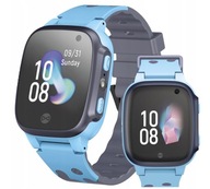 SMARTWATCH ZEGAREK DLA DZIECI KIDS NIEBIESKI LOKALIZATOR GPS SIM BLUETOOTH