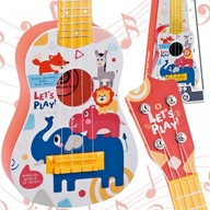 WOOPIE Klasická gitara pre deti červená 57cm