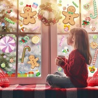 Vianočná nálepka na okno
