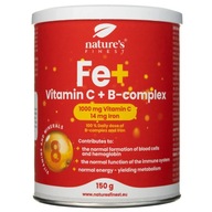 Nature's Finest Železo Vitamín C B-Komplex 150 g Imunita Doplnok