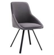 Krzesło tapicerowane Yanii szare - Selsey Design