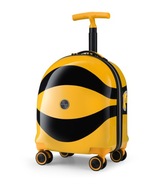 Kabínový kufor pre deti Na kolieskach Cestovná PUCCINI Včielka ABS026C