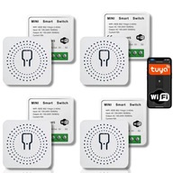 4 db-os intelligens WIFI elektromos kapcsoló szett Tuya SMART LIFE 16 A