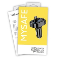 MYSAFE TRANSMITER A NABÍJEČKA FMCAR ČERNÁ
