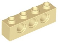 LEGO 3701 Klocek 1x4 otwory Piaskowy Tan 370105 4234365 1szt NOWY