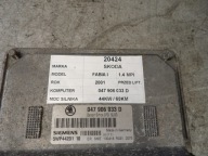 SKODA FABIA E COMPUTER, CENTRALINA 047906033D 5WP44201 10 3PB SJ33 SIEMENS