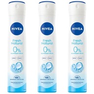 NIVEA Fresh Natural Antiperspirant dámsky v spreji dezodorant 3x200ml