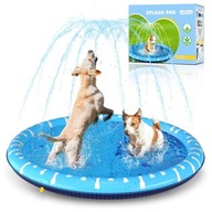 Zavlažovač vodná podložka pre malého stredného psa Bazén sprchová vanička na leto teplo 1m