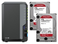 Synology DS224+ 6GB RAM + 2x 4TB WD Red Plus