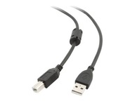 Firmowy Kabel do drukarki USB AM-AB 1.8m ferryt v2