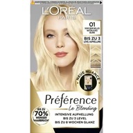 LOREAL Preference rozjaśniacz bardzo jasny naturalny blond 01