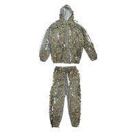 3D Ghillie Suit Set Woodland Pants bunda so zipsom