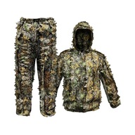Ghillie Suit Hunting Woodland Hooded Multicolor