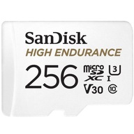 High Endurance microSDXC 256GB V30 s adaptérom (rekordéry a monitoring)