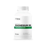 Fitmax Magnesium B6+Potassium 90 tabliet Horčík Draslík Vitamín B6 Citrát