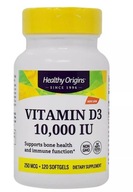 Healthy Origins Vitamín D3 10000 IU 120 kapsúl 10000IU