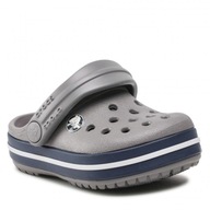 CROCS DETSKÉ ŠĽAPKY SIVÉ 19/20 1Z8D2_B*