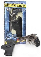 Kovový policajný revolver s puzdrom Gonher /Pulio