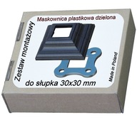 Zestaw do słupka 30x30, Maskownica dzielona