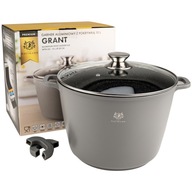 GARNEK GRANITOWY 10 L INDUKCJA GAZ NON STICK GARNEK DUŻY + GRATIS