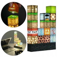 Lampa Biurkowa Minecraft Building Block Lampa DIY