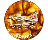 Bursztynowa moneta Gdynia