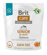 BRIT Care Grain-free Senior Light sucha karma dla seniorów z łososiem 1 kg