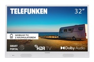 Telewizor przenośny z akumulatorem Telefunken 32HGP7450W 32" Smart Portal