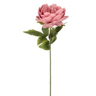 Kwiat sztuczny PIWONIA gałązka 56 cm BRUDNY RÓŻ