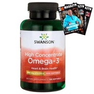 SWANSON HIGH CONCENTRATE OMEGA 3 120k SRDCE MOZOG