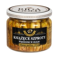 Szproty wędzone w oleju Riga Gold 270g słoik