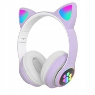 Wireless Bluetooth Headphones Cat Ear Headset With