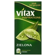 Vitax Inspirations Zielona Herbata 30 g 20 torebek