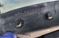 frame door window lift gasket PROWADNICA windows PP AUDI A6 C6 4F OE
