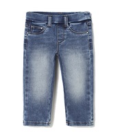 Spodnie Mayoral 535 jeansowe jegginsy granatowe elastyczne regulacja 80 cm