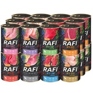 RAFI CLASSIC Karma mokra dla PSA MIX 8 SMAKÓW zestaw 24x400g