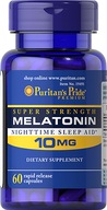Vitamíny kapsule Puritan's Pride MELATONINA 10mg 60 kapsúl melatonín
