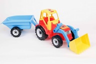 Traktor s nakladačom a prívesom - model 091