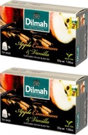Herbata czarna w torebkach Dilmah jabłko/cynamon/wanilia 20szt x2