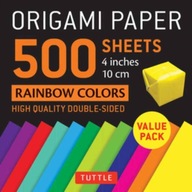 Origami Paper 500 sheets Rainbow Colors 4 (10