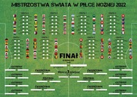 Plakat Tabela Mistrzostwa Świata 2022 140x100 cm